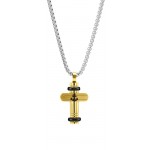 Image du Collier Boccadamo Man homme AGR253D Croix
