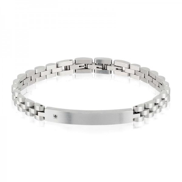 Men's Breil Bracelet Black Diamond TJ2399 - Crivelli Shopping