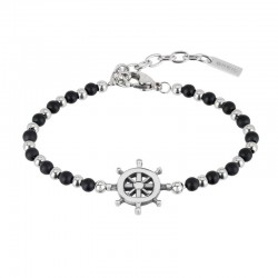 Comprar Pulsera Hombre Breil Black Onyx TJ2408