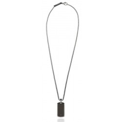 Buy Men's Breil Necklace Black Diamond TJ2747