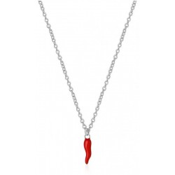 Acquistare Collana Donna Brosway Chakra BHKN089 Cornetto Portafortuna