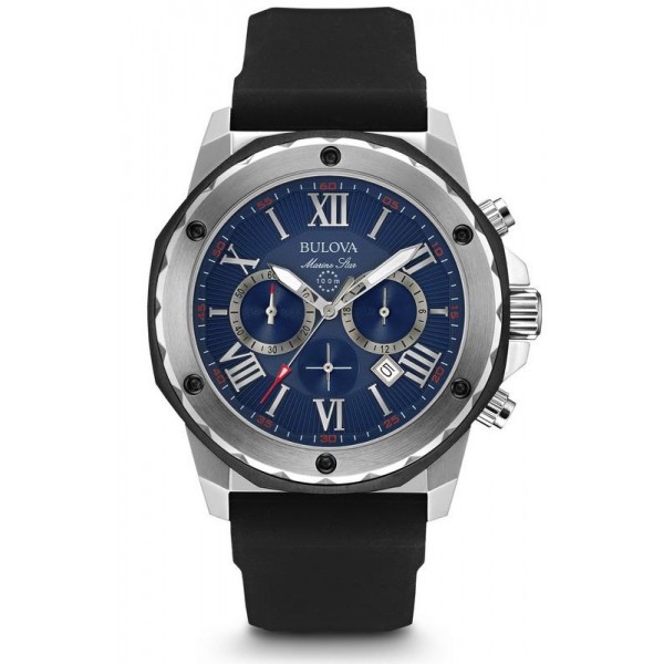 Buy Men's Bulova Watch Marine Star 98B258 Quartz Chronograph