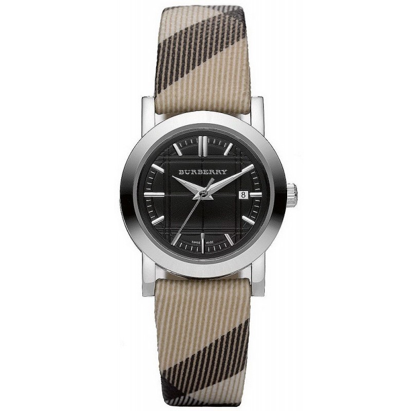 burberry check watch