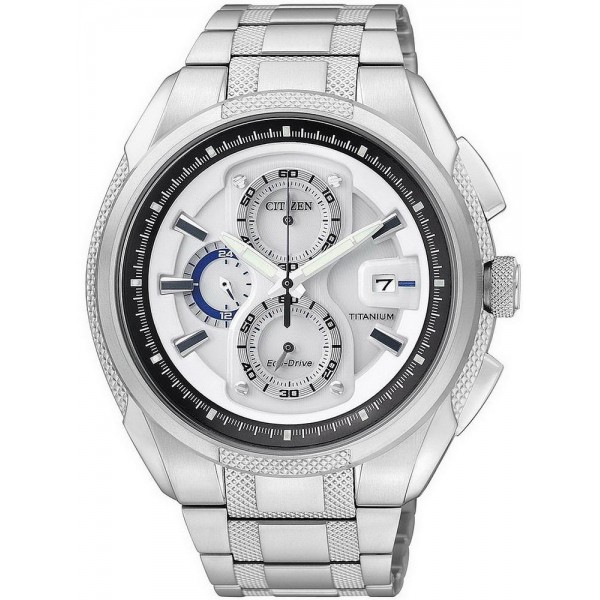 Kaufen Sie Citizen Herrenuhr Super Titanium Chrono Eco-Drive CA0200-54B