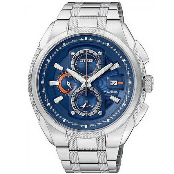 Buy Citizen Men's Watch Super Titanium Chrono Eco-Drive CA0200-54L
