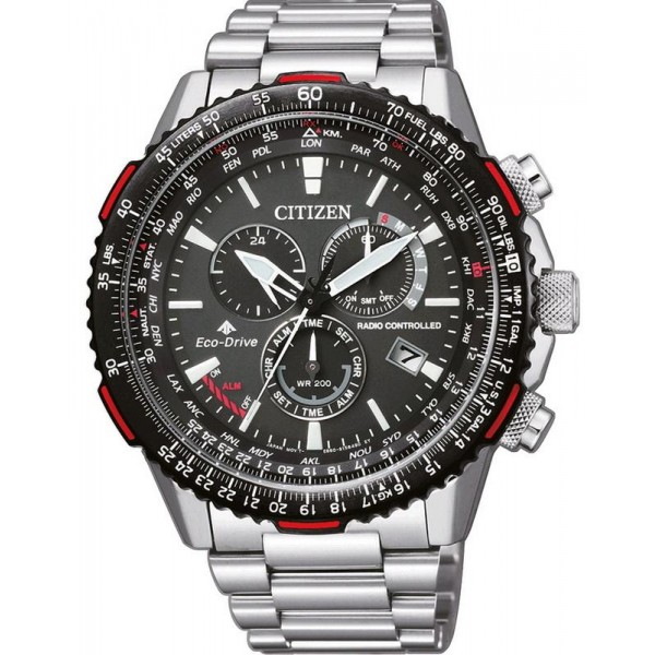 Comprar Reloj Hombre Citizen Radiocontrolado Crono Pilot CB5001-57E