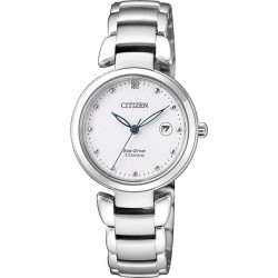 Montre Citizen Femme Super Titanium Eco-Drive EW2500-88A Diamant