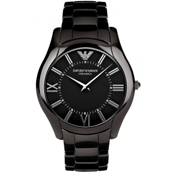 ceramic black armani watch