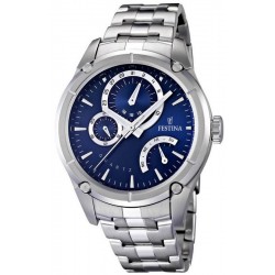 Men's Festina Watch Elegance F16669/2 Multifunction Quartz