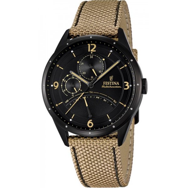 Buy Men's Festina Watch Retro F16849/1 Quartz Multifunction