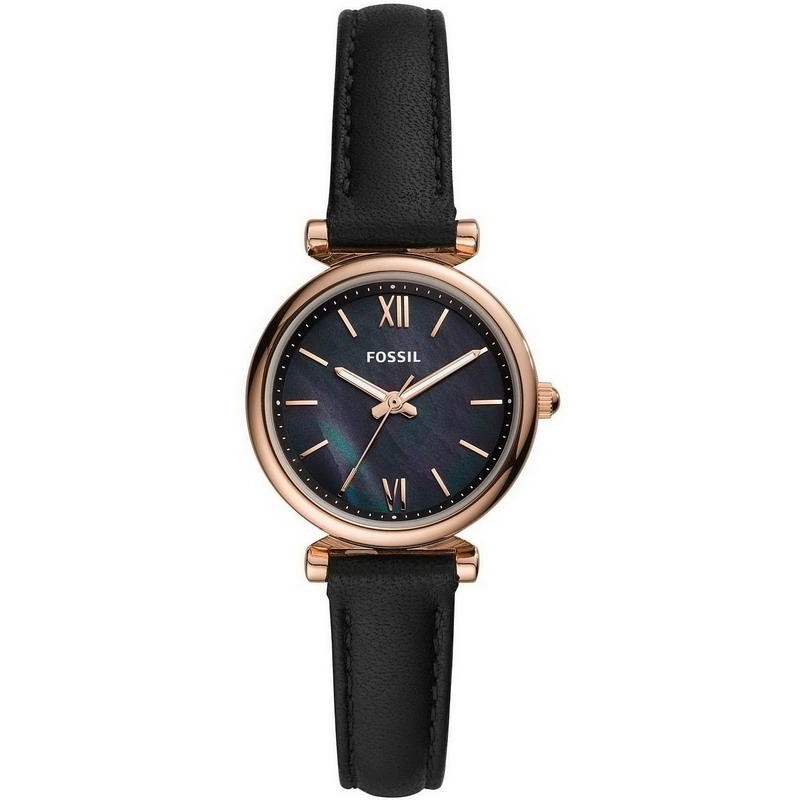 Black fossil watch deals women's