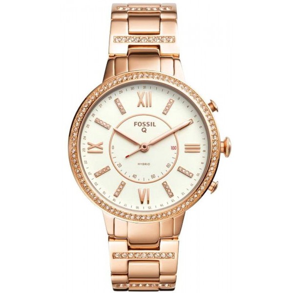 Acheter Montre Femme Fossil Q Virginia Hybrid Smartwatch FTW5010