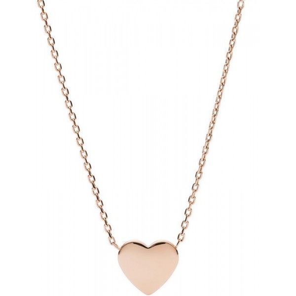 Acheter Collier Femme Fossil Vintage Iconic JF03081791 Cœur