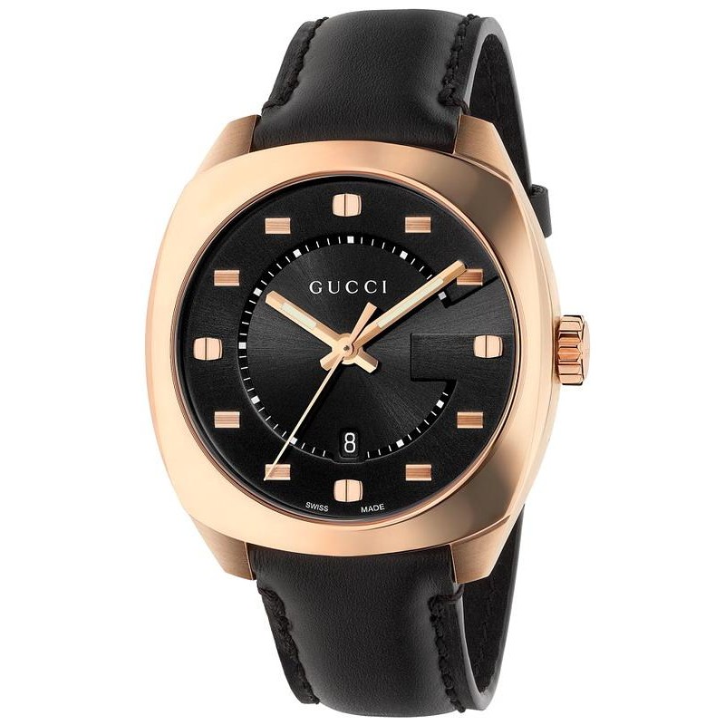 gucci rose gold watch mens