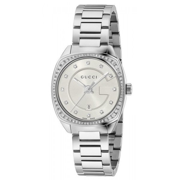 ladies gucci watch with diamonds