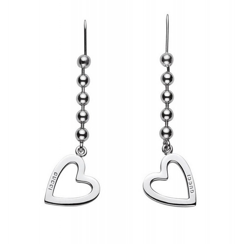 gucci heart earrings