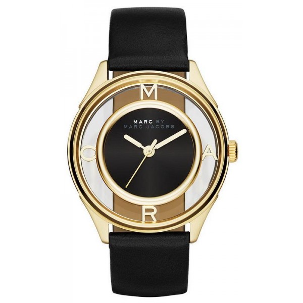 Marc jacobs women's black watch best sale