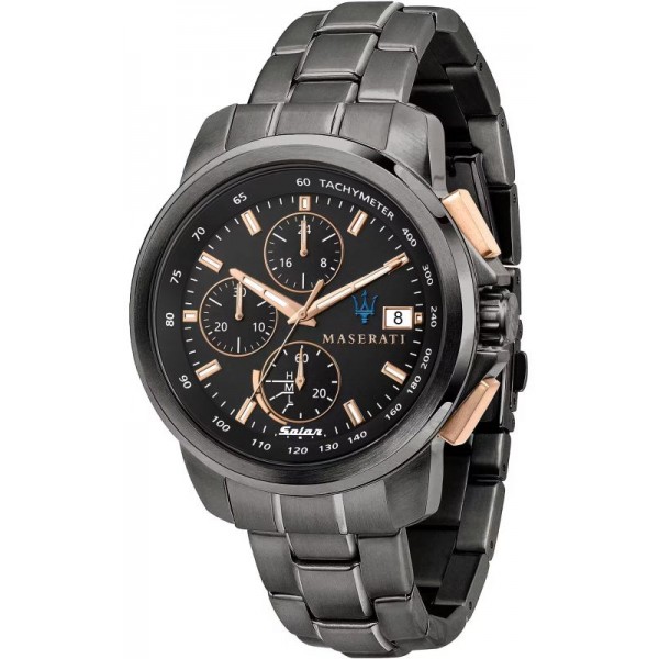 Buy Maserati Mens Watch Successo R8873645001 Solar Chronograph