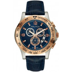 nautica gold watch