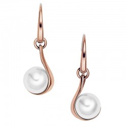 Agnethe Silver Pearl Drop Earrings SKJ0090040 - Skagen