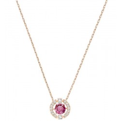 Women's Swarovski Necklace Sparkling Dance Round 5279421