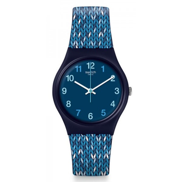 Buy Swatch Ladies Watch Gent Trico'Blue GN259