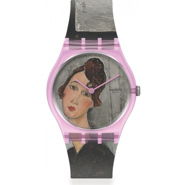 Купить Swatch Часы Centre Pompidou Portrait of Dédie, by Amedeo Modigliani GZ356