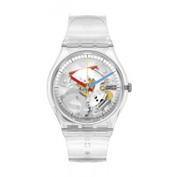 Купить Swatch Унисекс Часы Clearly Gent SO28K100