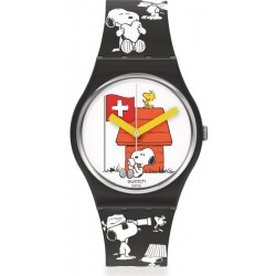 Montre Swatch Peanuts Grande Bracchetto Snoopy SO28Z107