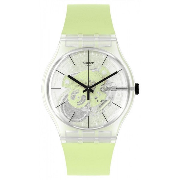 Buy Unisex Swatch Watch New Gent Green Daze SO29K106