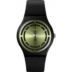 Unisex Swatch Watch New Gent Leafy Line SO32B117