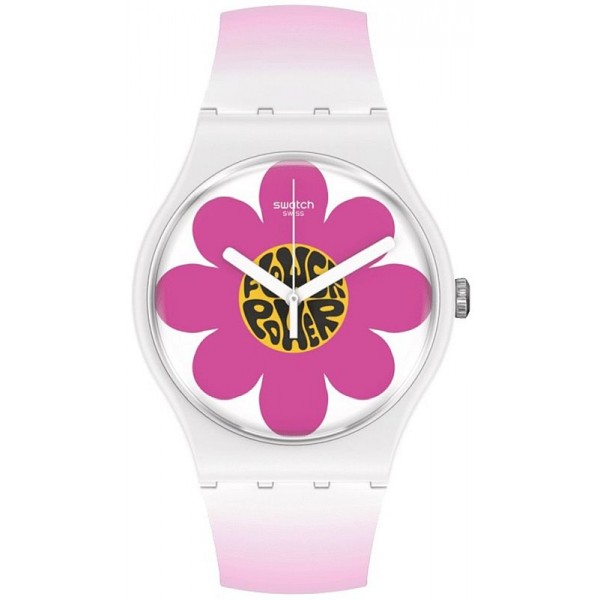 Acheter Montre Femme Swatch New Gent Flower Hour SO32M104