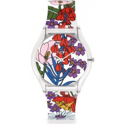 Купить Swatch Женские Часы Skin Classic Botanical Paradise SS08K110