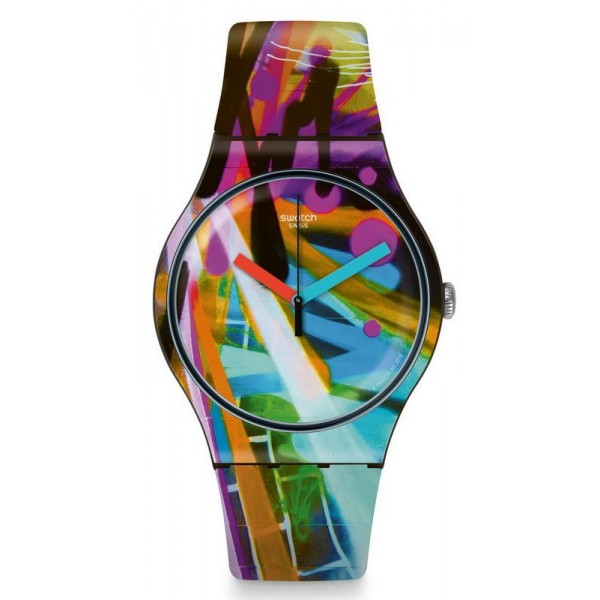 Купить Swatch Унисекс Часы New Gent City Walls SUOB163