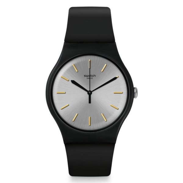 Buy Swatch Unisex Watch New Gent Backtoblack SUOB173