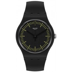 Orologio Unisex Swatch New Gent Blacknyellow SUOB184