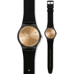 Swatch Unisex Watch New Gent Golden Friend SUOB716
