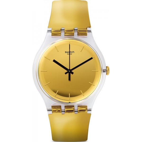 Купить Swatch Унисекс Часы New Gent Goldenall SUOK120