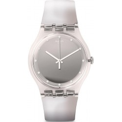 Swatch Ladies Watch New Gent Shiny Moon SUOK121