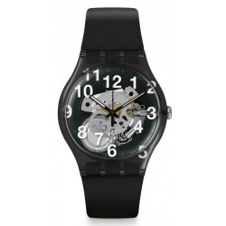 Swatch Unisex Watch New Gent Black Board SUOK135