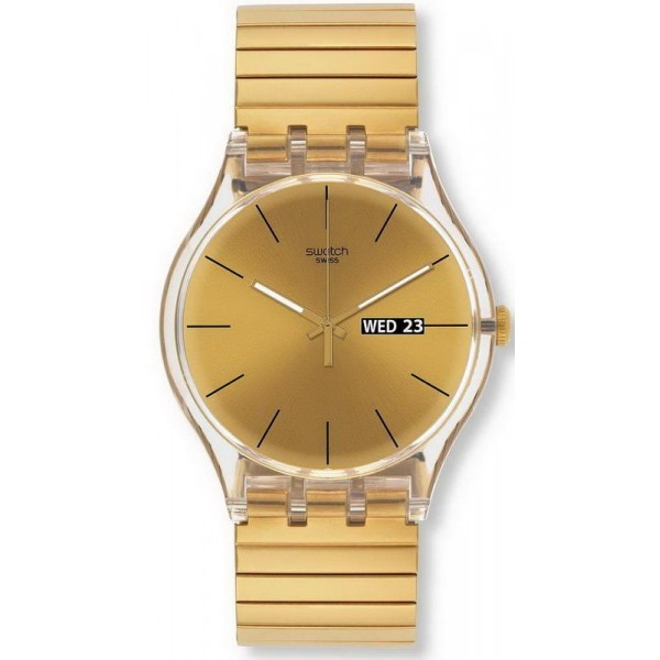 Buy Swatch Unisex Watch New Gent Dazzling Light S SUOK702B