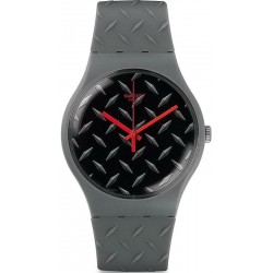 Swatch Unisex Watch New Gent Text-ure SUOM102