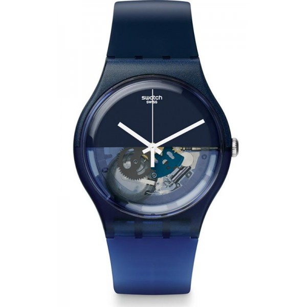 Купить Swatch Унисекс Часы New Gent Blue Depth SUON105