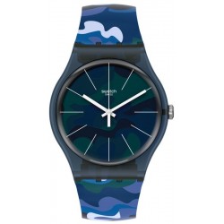 Swatch Unisex Watch New Gent Camouclouds SUON140