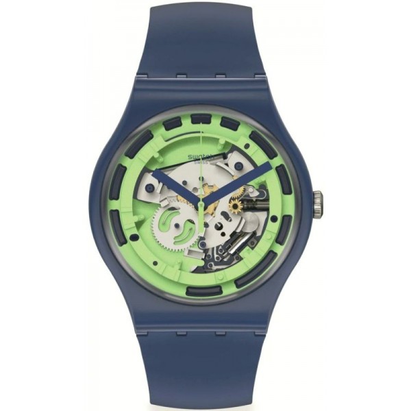 Buy Swatch Unisex Watch New Gent Green Anatomy SUON147