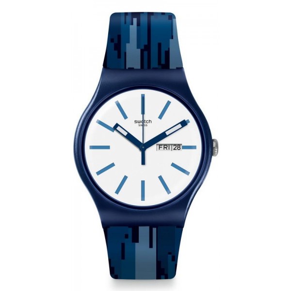 Buy Swatch Unisex Watch New Gent Fiammablu SUON712