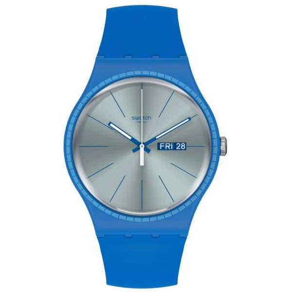 Купить Swatch Унисекс Часы New Gent Blue Rails SUON714