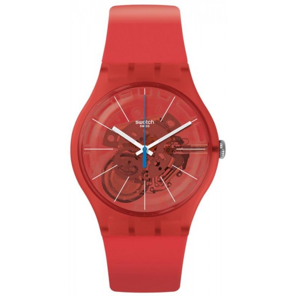 Купить Swatch Унисекс Часы New Gent Bloody Orange SUOO105