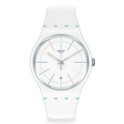 Orologio Unisex Swatch New Gent White Layered SUOS404