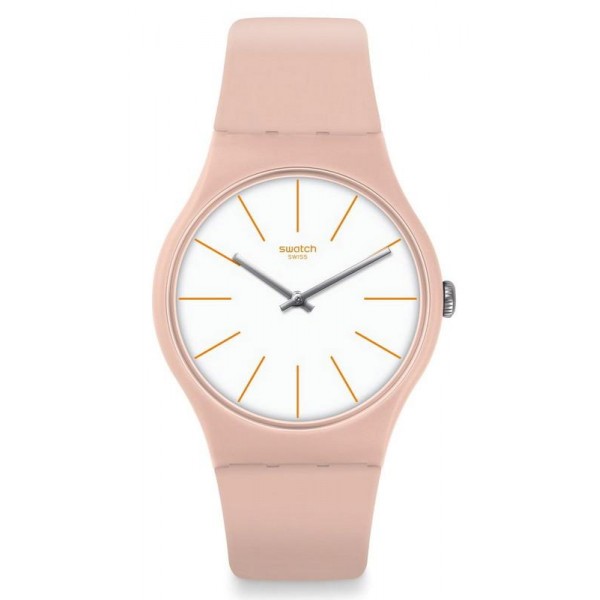 Buy Swatch Ladies Watch New Gent Beigesounds SUOT102